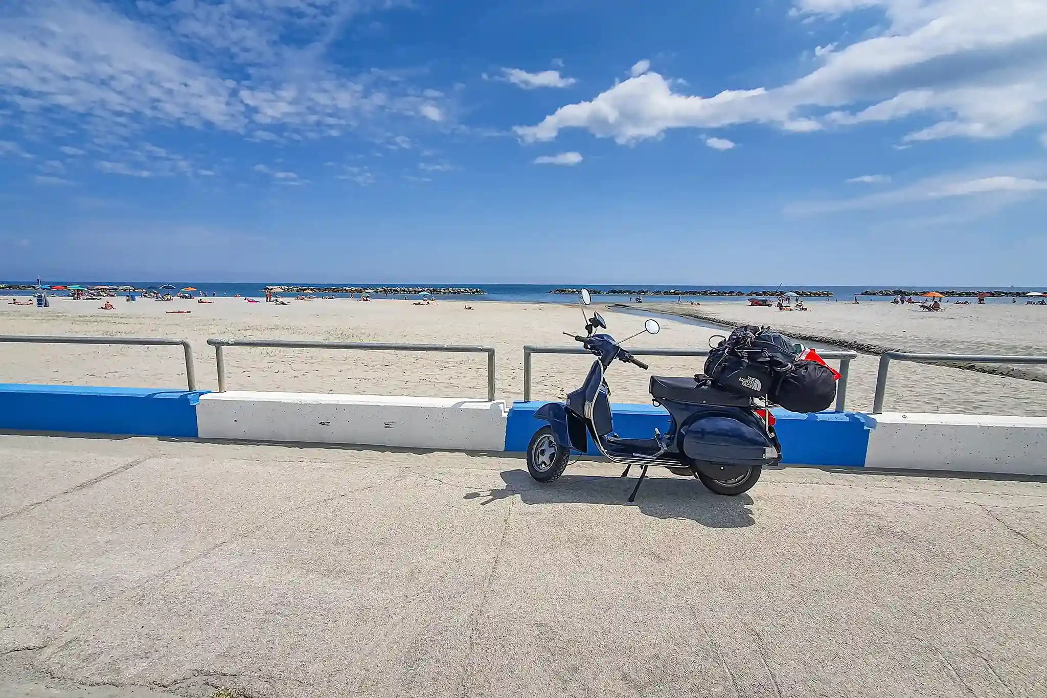 Patrick Cernoch Vespa PX 125 Rimini Adriaküste Reise Roadtrip